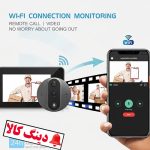 دوربین چشمى درب مانیتور دار مدل Wi-Fi C4